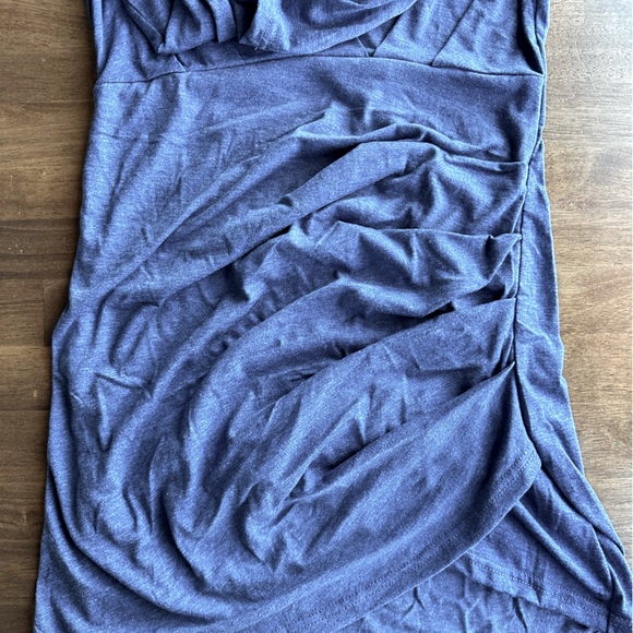 Cotton bodycon dress with flattering wrap details - Picture 3 of 3